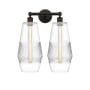 Innovations Lighting Windham 2 Light 16" Wide Vanity Light Oil Rubbed Bronze / Clear