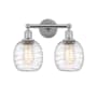 Innovations Lighting Belfast 2 Light 15" Wide Vanity Light Polished Chrome / Deco Swirl