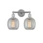 Innovations Lighting Belfast 2 Light 15" Wide Vanity Light Polished Chrome / Clear Crackle