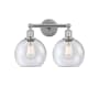 Innovations Lighting Athens 2 Light 17" Wide Vanity Light Polished Chrome / Seedy