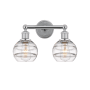 Innovations Lighting Rochester 2 Light 15" Wide Vanity Light Polished Chrome / Clear