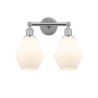 Innovations Lighting Cindyrella 2 Light 15" Wide Vanity Light Polished Chrome / Cased Matte White