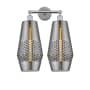 Innovations Lighting Windham 2 Light 16" Wide Vanity Light Polished Chrome / Smoked