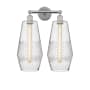 Innovations Lighting Windham 2 Light 16" Wide Vanity Light Polished Chrome / Seedy