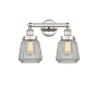 Innovations Lighting Chatham 2 Light 16" Wide Vanity Light Polished Nickel / Clear