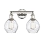 Innovations Lighting Waverly 2 Light 15" Wide Vanity Light Polished Nickel / Clear