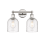Innovations Lighting Bella 2 Light 15" Wide Vanity Light Polished Nickel / Seedy