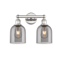 Innovations Lighting Bella 2 Light 15" Wide Vanity Light Polished Nickel / Light Smoke