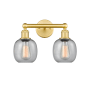 Innovations Lighting Belfast 2 Light 15" Wide Vanity Light Satin Gold / Seedy