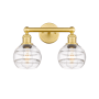 Innovations Lighting Rochester 2 Light 15" Wide Vanity Light Satin Gold / Clear