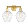 Innovations Lighting Cindyrella 2 Light 17" Wide Vanity Light Satin Gold / Seedy