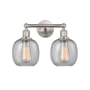 Innovations Lighting Belfast 2 Light 15" Wide Vanity Light Brushed Satin Nickel / Seedy