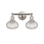 Innovations Lighting Ithaca 2 Light 15" Wide Vanity Light Brushed Satin Nickel