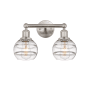 Innovations Lighting Rochester 2 Light 15" Wide Vanity Light Brushed Satin Nickel / Clear