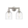 Innovations Lighting Bella 2 Light 15" Wide Vanity Light Brushed Satin Nickel / Clear