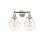Innovations Lighting Cindyrella 2 Light 15" Wide Vanity Light Brushed Satin Nickel / Clear