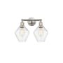 Innovations Lighting Cindyrella 2 Light 17" Wide Vanity Light Satin Nickel / Seedy
