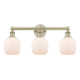 Innovations Lighting Belfast 3 Light 24" Wide Vanity Light Antique Brass / Matte White