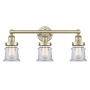 Innovations Lighting Canton 3 Light 24" Wide Vanity Light Antique Brass / Clear