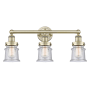 Innovations Lighting Canton 3 Light 24" Wide Vanity Light Antique Brass / Seedy