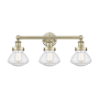 Innovations Lighting Olean 3 Light 25" Wide Vanity Light Antique Brass / Seedy