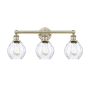 Innovations Lighting Waverly 3 Light 24" Wide Vanity Light Antique Brass / Clear