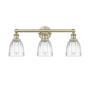 Innovations Lighting Brookfield 3 Light 24" Wide Vanity Light Antique Brass / Clear