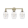 Innovations Lighting Vaz 3 Light 24" Wide Vanity Light Antique Brass / Clear