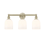 Innovations Lighting Bella 3 Light 24" Wide Vanity Light Antique Brass / Glossy White