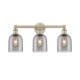 Innovations Lighting Bella 3 Light 24" Wide Vanity Light Antique Brass / Light Smoke