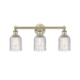 Innovations Lighting Bridal Veil 3 Light 23" Wide Vanity Light Antique Brass