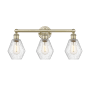 Innovations Lighting Cindyrella 3 Light 24" Wide Vanity Light Antique Brass / Seedy