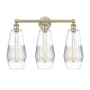 Innovations Lighting Windham 3 Light 25" Wide Vanity Light Antique Brass / Clear