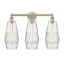 Innovations Lighting Windham 3 Light 25" Wide Vanity Light Antique Brass / Seedy