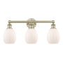 Innovations Lighting Eaton 3 Light 24" Wide Vanity Light Antique Brass / Matte White