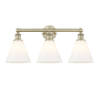 Innovations Lighting Berkshire 3 Light 26" Wide Vanity Light Antique Brass / Matte White