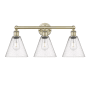Innovations Lighting Berkshire 3 Light 26" Wide Vanity Light Antique Brass / Seedy
