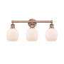 Innovations Lighting Belfast 3 Light 24" Wide Vanity Light Antique Copper / Matte White
