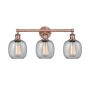Innovations Lighting Belfast 3 Light 24" Wide Vanity Light Antique Copper / Seedy