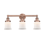 Innovations Lighting Canton 3 Light 24" Wide Vanity Light Antique Copper / Matte White