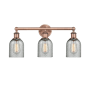 Innovations Lighting Caledonia 3 Light 23" Wide Vanity Light Antique Copper / Charcoal