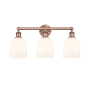 Innovations Lighting Bella 3 Light 24" Wide Vanity Light Antique Copper / Glossy White