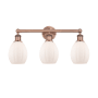 Innovations Lighting Eaton 3 Light 24" Wide Vanity Light Antique Copper / Matte White