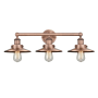 Innovations Lighting Edison 3 Light 26" Wide Vanity Light Antique Copper
