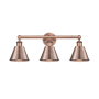 Innovations Lighting Smithfield 3 Light 25" Wide Vanity Light Antique Copper