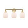 Innovations Lighting Belfast 3 Light 24" Wide Vanity Light Brushed Brass / Matte White