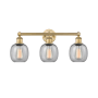 Innovations Lighting Belfast 3 Light 24" Wide Vanity Light Brushed Brass / Seedy