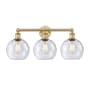 Innovations Lighting Athens 3 Light 26" Wide Vanity Light Brushed Brass / Seedy