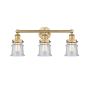 Innovations Lighting Canton 3 Light 24" Wide Vanity Light Brushed Brass / Seedy