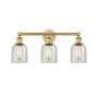Innovations Lighting Caledonia 3 Light 23" Wide Vanity Light Brushed Brass / Mica